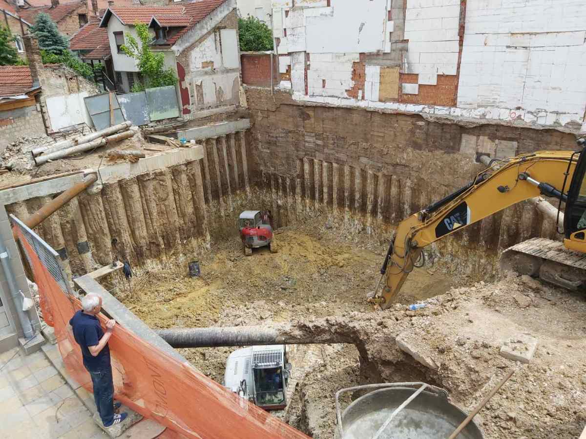 Iskop za zgrade iskop zemlje