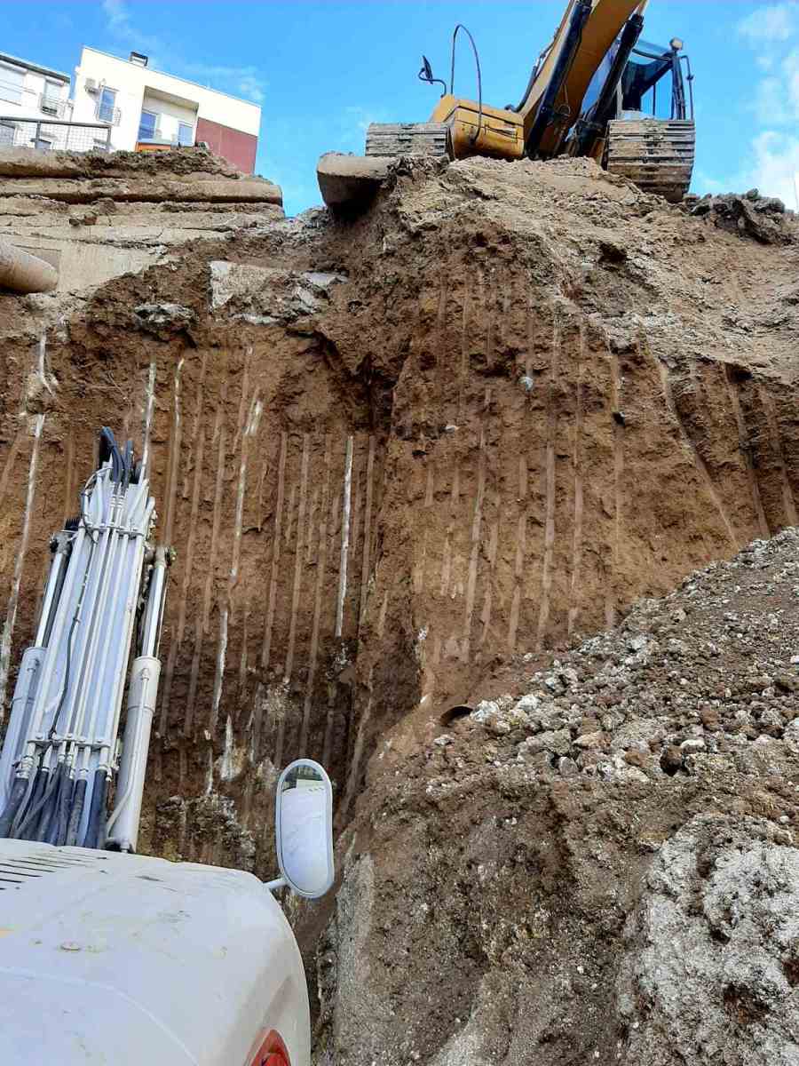 Iskop za zgrade iskop zemlje