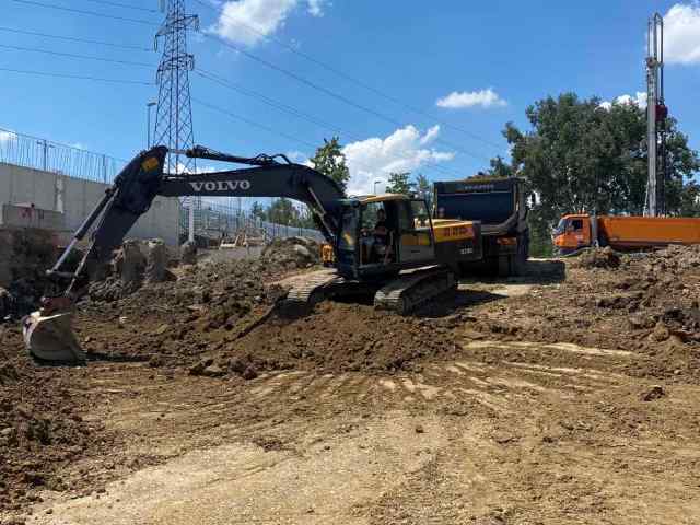 Iskop zemlje Novi Beograd blok 84